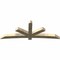 Ekena Millwork Alberta Rough Sawn Timber Gable Bracket, Douglas Fir, 108"W x 40"H x 6"D x 6"F, 9/12 Pitch GBW108X40X0606ALB00RDF - alternate 4